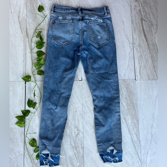 Urban Outfitters Distressed Denim Jeans High Rise Waist Ripped BDG Medium Wash - Picture 3 of 11
